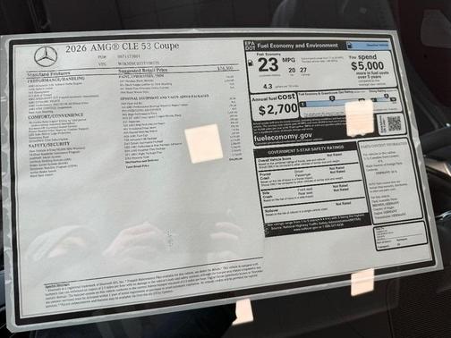 2026 Mercedes-Benz AMG CLE 53 Base