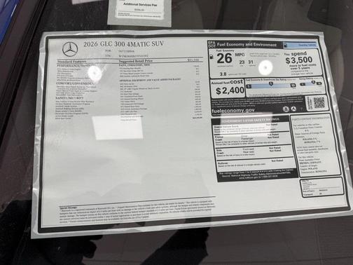 2026 Mercedes-Benz GLC 300 Base 4MATIC