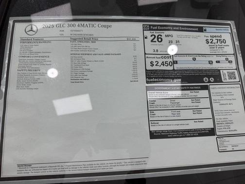 2025 Mercedes-Benz GLC 300 4MATIC Coupe