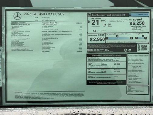 2026 Mercedes-Benz GLE 450 4MATIC