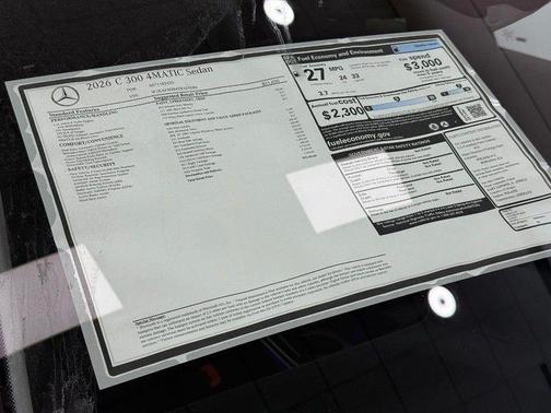 Gray 2026 Mercedes-Benz C-Class C 300 4MATIC