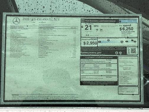 2026 Mercedes-Benz GLS 450 4MATIC