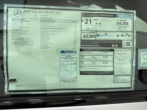 2026 Mercedes-Benz GLE 450 4MATIC