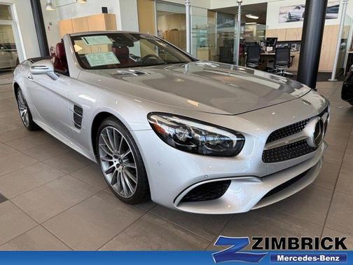 Silver 2019 Mercedes-Benz SL 550 Base