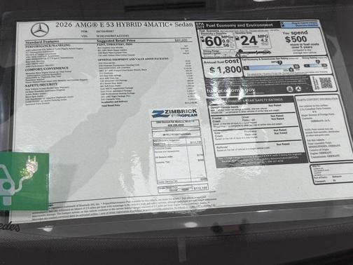 2026 Mercedes-Benz AMG E 53 Base