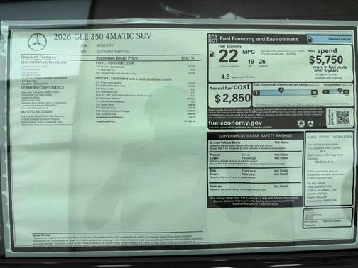 2026 Mercedes-Benz GLE 350 Base 4MATIC