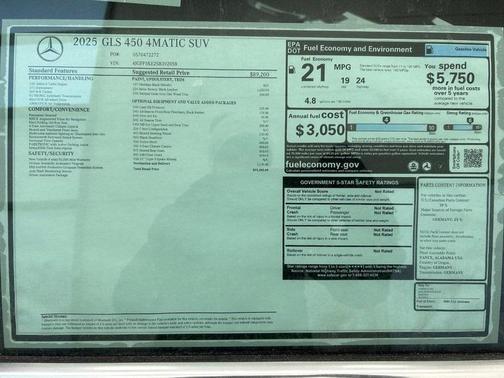 2025 Mercedes-Benz GLS 450 4MATIC