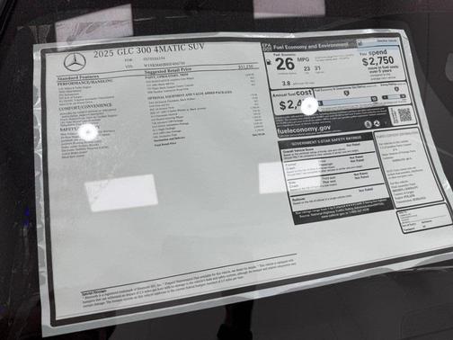 2025 Mercedes-Benz GLC 300 Base 4MATIC