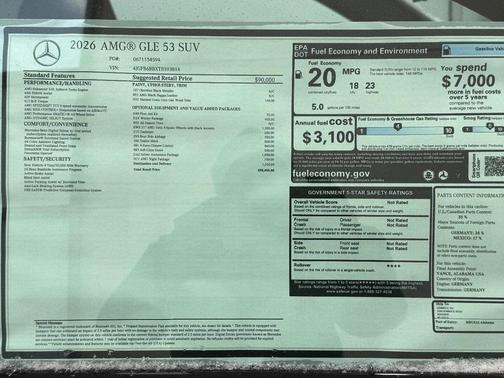 2026 Mercedes-Benz AMG GLE 53 Base