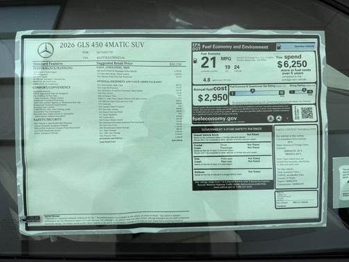 2026 Mercedes-Benz GLS 450 4MATIC