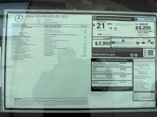 2026 Mercedes-Benz GLS 450 4MATIC