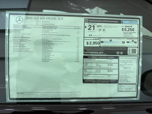 2026 Mercedes-Benz GLE 450 4MATIC