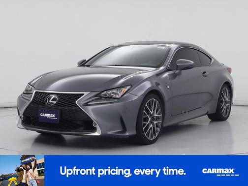 Gray 2015 Lexus RC 350