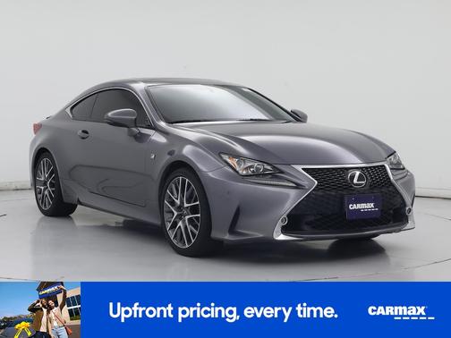 Gray 2015 Lexus RC 350