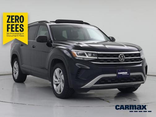 Black 2021 Volkswagen Atlas SE w/Tech