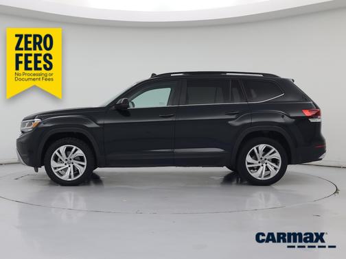 Black 2021 Volkswagen Atlas SE w/Tech