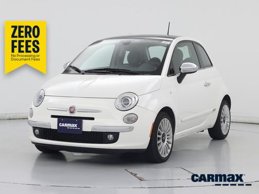 White 2017 FIAT 500 Lounge