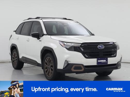 White 2025 Subaru Forester Hybrid Sport