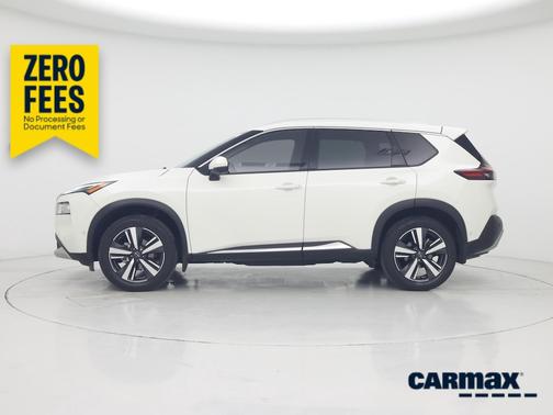 White 2023 Nissan Rogue Platinum