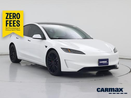 White 2024 Tesla Model 3 Performance