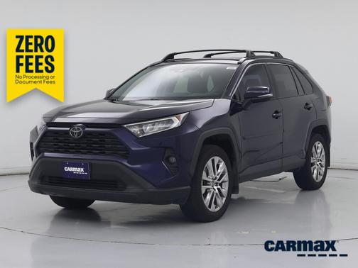 Blue 2020 Toyota RAV4 XLE Premium
