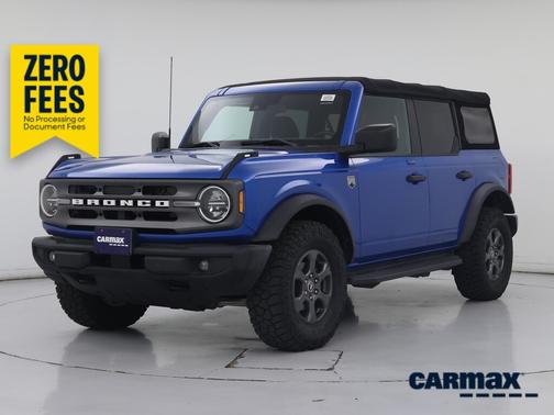 Blue 2022 Ford Bronco Big Bend