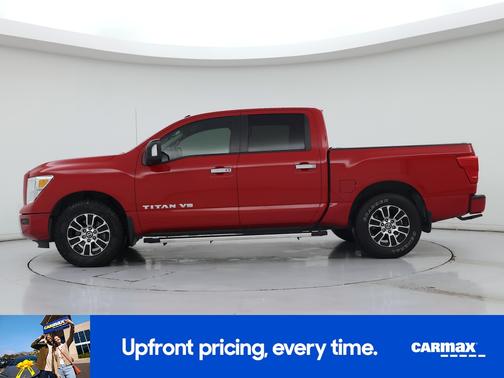 Red 2020 Nissan Titan SV