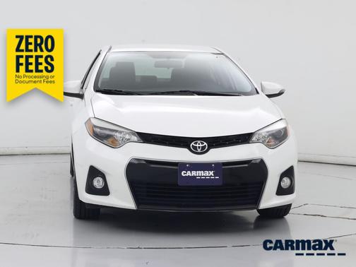 White 2016 Toyota Corolla S
