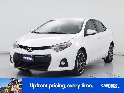 White 2016 Toyota Corolla S