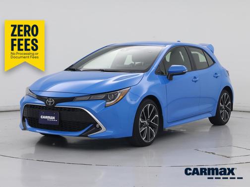 Blue 2019 Toyota Corolla Hatchback XSE