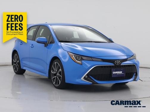 Blue 2019 Toyota Corolla Hatchback XSE