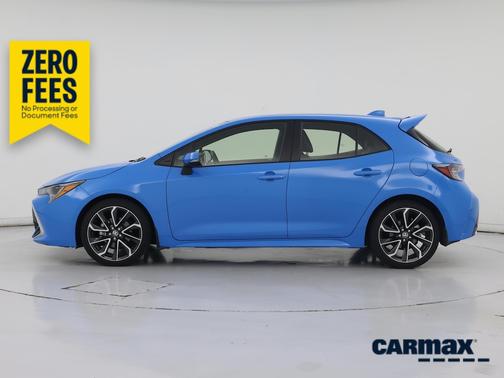 Blue 2019 Toyota Corolla Hatchback XSE