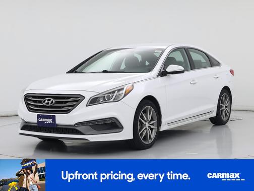 White 2017 Hyundai SONATA Sport