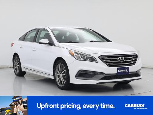 White 2017 Hyundai SONATA Sport