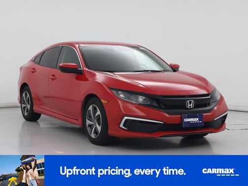 Red 2019 Honda Civic LX