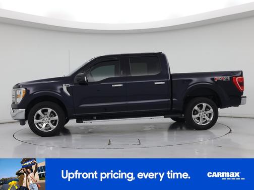 Blue 2021 Ford F-150 XLT