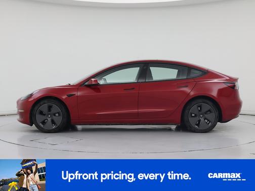 Red 2023 Tesla Model 3
