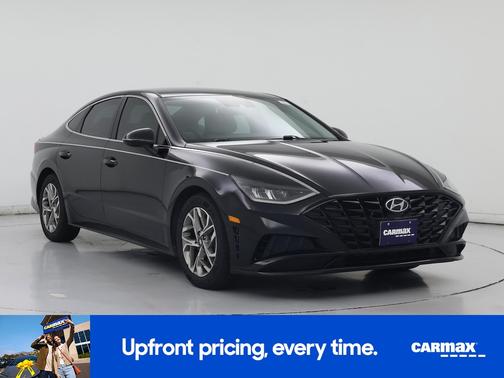 Black 2021 Hyundai SONATA SEL
