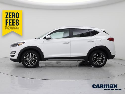 White 2021 Hyundai TUCSON Limited