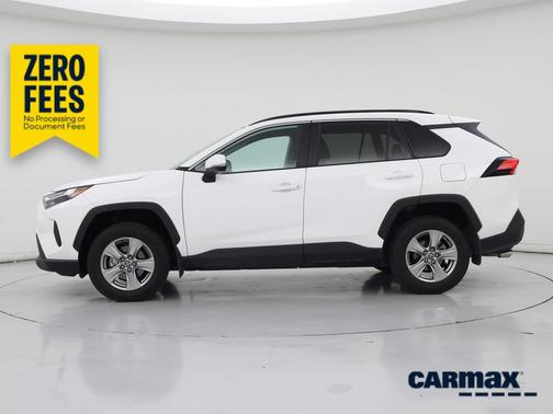 White 2022 Toyota RAV4 XLE