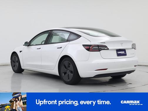 White 2021 Tesla Model 3 Long Range
