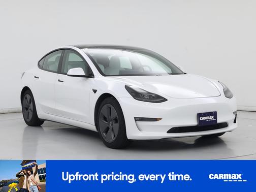 White 2021 Tesla Model 3 Long Range