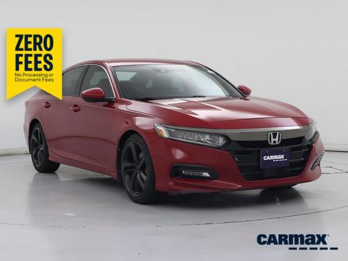 Red 2019 Honda Accord Sport