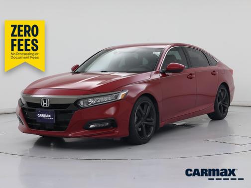 Red 2019 Honda Accord Sport