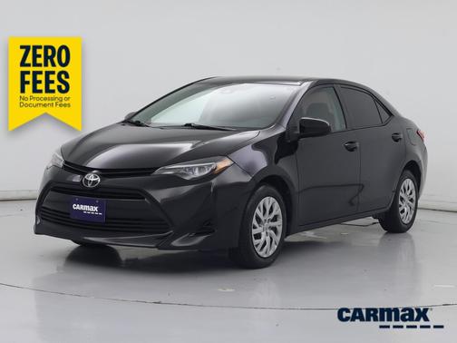 Black 2017 Toyota Corolla LE