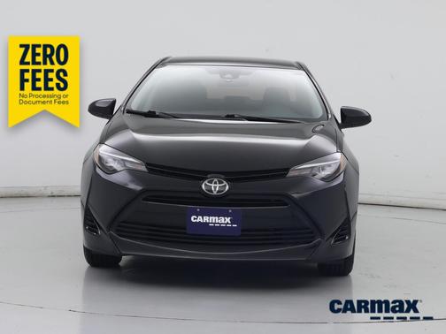 Black 2017 Toyota Corolla LE