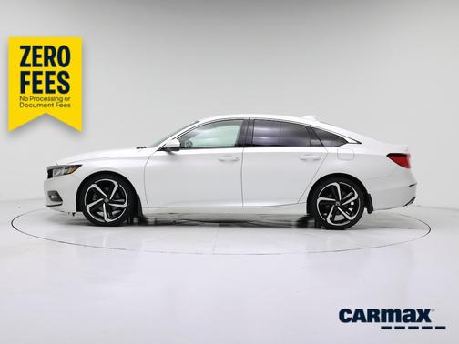 White 2018 Honda Accord Sport