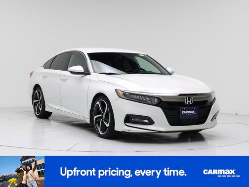 White 2018 Honda Accord Sport