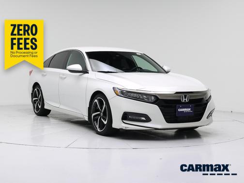White 2018 Honda Accord Sport