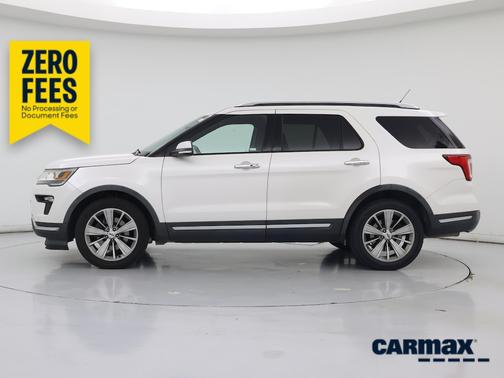 White 2018 Ford Explorer Limited